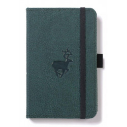 Dingbats A6 Pocket Wildlife Green Deer Notebook - Graphed