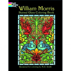 William Morris Stained Glass Coloring Book
