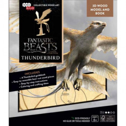 IncrediBuilds: Fantastic Beasts and Where to Find Them: Thunderbird Book and 3D Wool Model