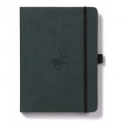 Dingbats A4+ Wildlife Green Deer Notebook - Lined