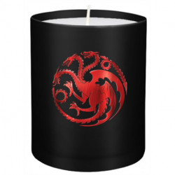 Game of Thrones: House Targaryen Large Glass Candle