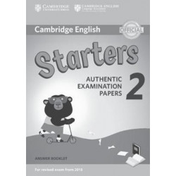 Cambridge English Young Learners 2 for Revised Exam from 2018 Starters Answer Booklet: Authentic Examination Papers