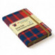 Waverley (M): Hamilton Red Tartan Cloth Commonplace Notebook