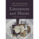 The Edinburgh Companion to Literature and Music