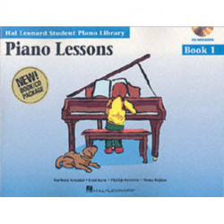 Piano Lessons Book 1 & Audio: Hal Leonard Student Piano Library