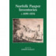 Norfolk Pauper Inventories, c.1690-1834