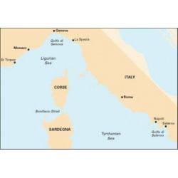 Imray Chart M40: Ligurian and Tyrrhenian Sea