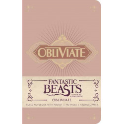Fantastic Beasts and Where to Find Them: Obliviate Hardcover Ruled Notebook