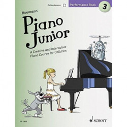 Piano Junior: Performance Book 3: A Creative and Interactive Piano Course for Children. Vol. 3. piano.