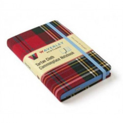 Waverley (M): Maclean of Duart Tartan Cloth Commonplace Pocket Notebook