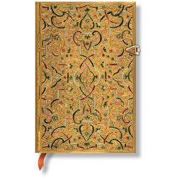 Gold Inlay Mini Lined Hardcover Journal