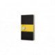 Moleskine Squared Cahier L - Black Cover (3 Set)