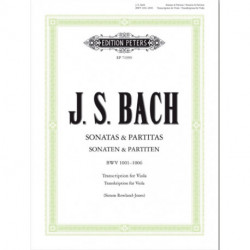 Sonatas and Partitas for Violin Solo BWV 1001-1006 (Transcribed for Viola)