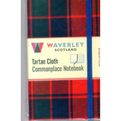 Waverley (M): Robertson Tartan Cloth Commonplace Pocket Notebook
