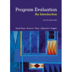 Program Evaluation: An Introduction to an Evidence-Based Approach