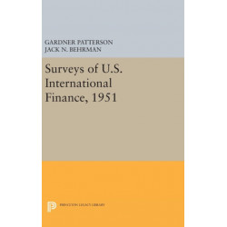 Surveys of U.S. International Finance, 1951