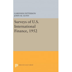 Surveys of U.S. International Finance, 1952