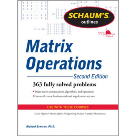 Schaum's Outline of Matrix Operations