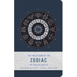 The Twelve Signs of the Zodiac Hardcover Ruled Journal