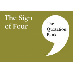 The Quotation Bank: The Sign of Four GCSE Revision and Study Guide for English Literature 9-1
