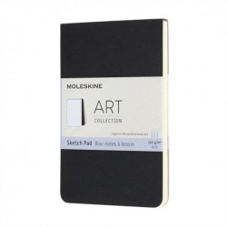 Moleskine Art Pocket Sketch Pad: Black: Black