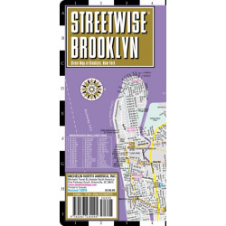 Streetwise Brooklyn Map - Laminated City Center Street Map of Brooklyn, New York: City Plans