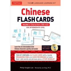Chinese Flash Cards Kit Volume 2: HSK Levels 3 & 4 Intermediate Level: Characters 350-622 (Online Audio Included)