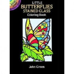 Little Butterflies Stained Glass Coloring Book