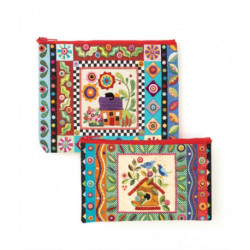 Colorful Creatures Eco Pouch Set