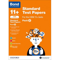 CEM: Bond 11+ Standard Test Papers: Ready for the 2025 Cambridge Select Insight exam: Pack 2