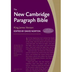 New Cambridge Paragraph Bible with Apocrypha, Black Calfskin Leather, KJ595:TA Black Calfskin: Personal size
