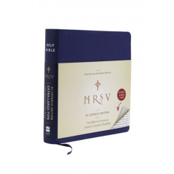 NRSV XL, Catholic Edition, Navy Leathersoft: Holy Bible