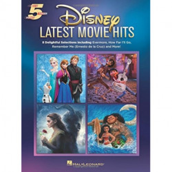 Disney Latest Movie Hits: Five-Finger Piano - 8 Songs for Beginners