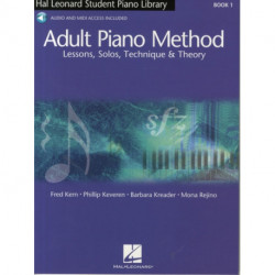 Hal Leonard Adult Piano Method Book 1: Uk Edition - Lessons, Solos, Technique and Theory