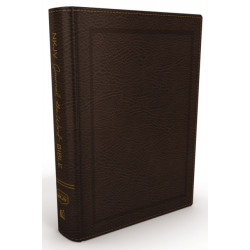 NKJV, Journal the Word Bible, Large Print, Bonded Leather, Brown, Red Letter: Reflect, Journal, or Create Art Next to Your Favorite Verses