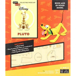 IncrediBuilds: Disney: Pluto Book and 3D Wood Model