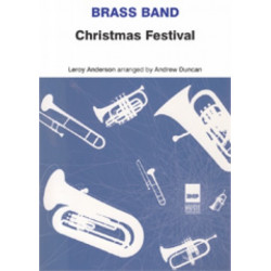 A Christmas Festival: (Brass Band Score and Parts)