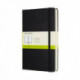 Moleskine Expanded Large Plain Hardcover Notebook: Black: Black