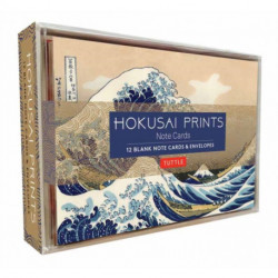 Hokusai Prints Note Cards: 12 Blank Note Cards & Envelopes (6 x 4 inch cards in a box)