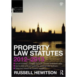 Property Law Statutes 2012-2013
