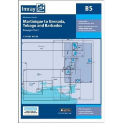 Imray Chart B5: Martinique to Tobago and Barbados Passage Chart