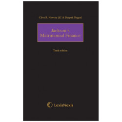 Jackson's Matrimonial Finance Tenth edition