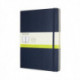 Moleskine Sapphire Blue Extra Large Plain Notebook Hard