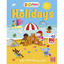 Big Stickers for Tiny Hands: Holidays: A sticker activity book with a giant fold-out scene