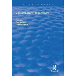 Contemporary Property Law