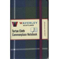 Waverley (M): Douglas Ancient Tartan Cloth Commonplace Notebook