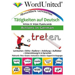 Actions in German: Write & Wipe Flashcards