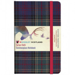 Waverley S.T. (M): Hunting Pocket Genuine Tartan Cloth Commonplace Notebook