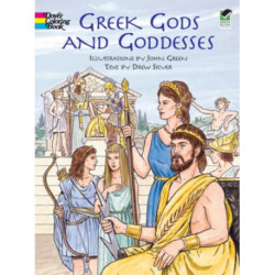 Greek Gods and Goddesses: Coloring Book