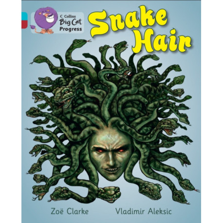 Snake Hair: Band 07 Turquoise/Band 14 Ruby